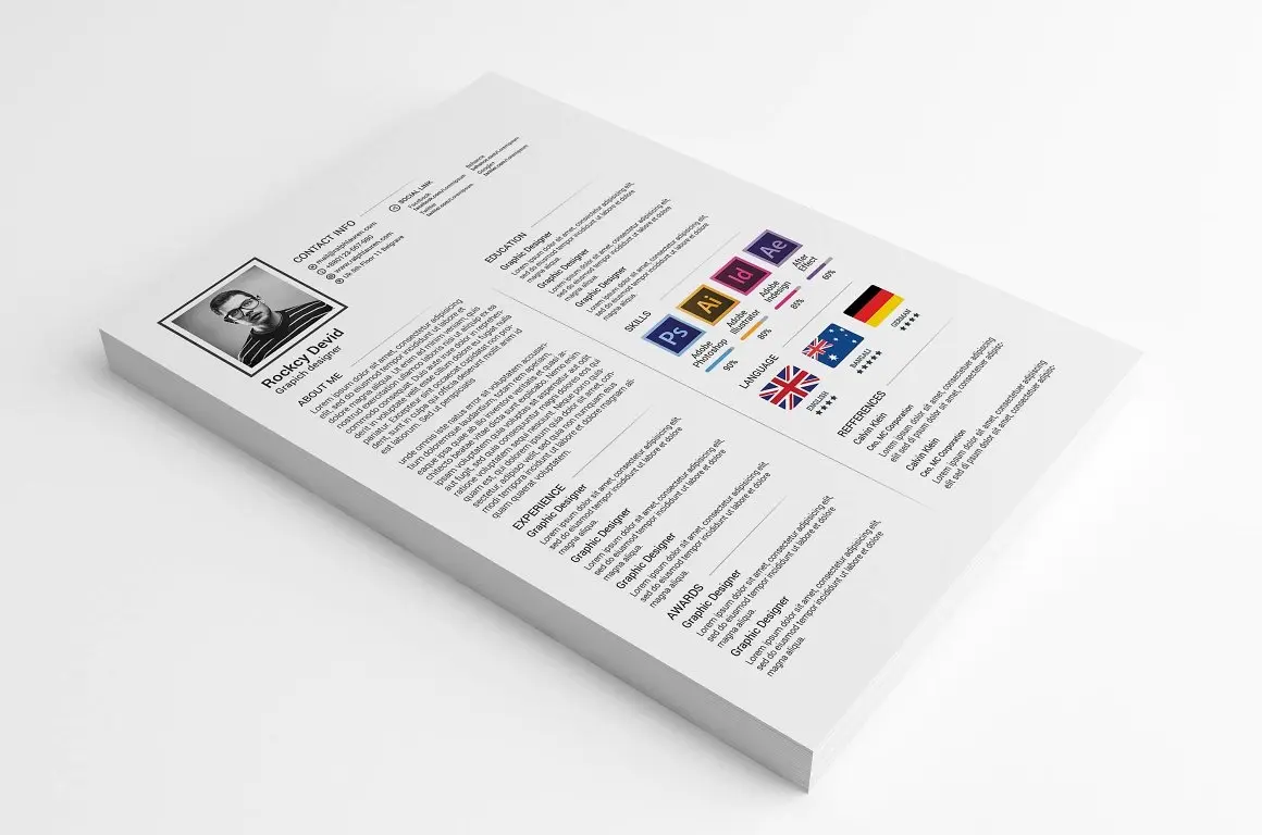 12款优质简洁的个人简历打包下载-稀土区