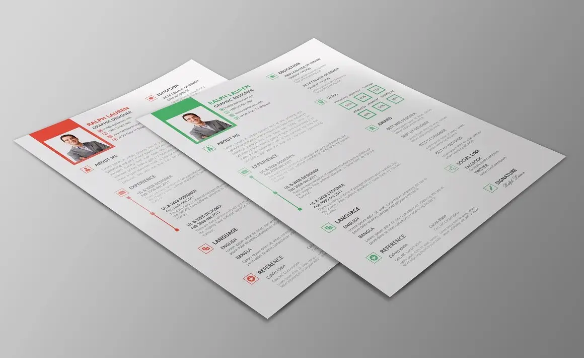 12款优质简洁的个人简历打包下载-稀土区