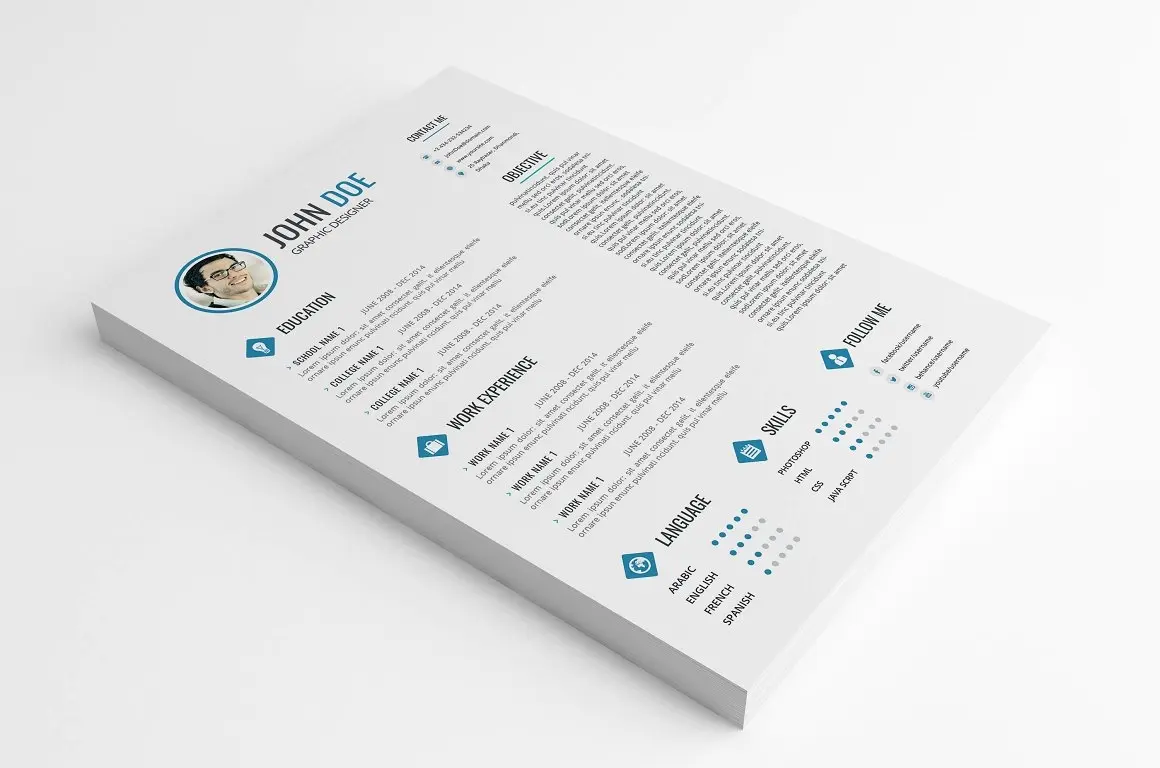 12款优质简洁的个人简历打包下载-稀土区