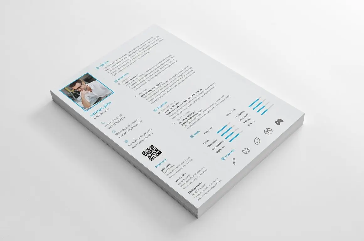 12款优质简洁的个人简历打包下载-稀土区