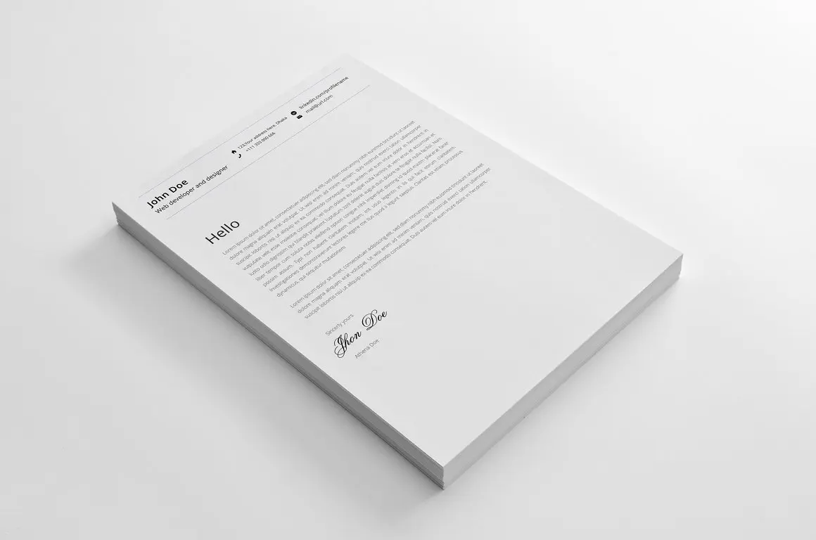 12款优质简洁的个人简历打包下载-稀土区