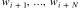 $w_{i+1}, \dots, w_{i+N}$
