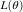 $L(\theta)$