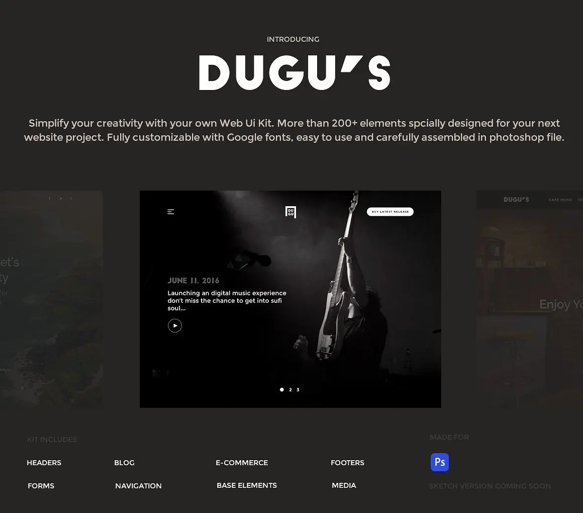 一套炫酷多样式的 Web UI 模板-稀土区