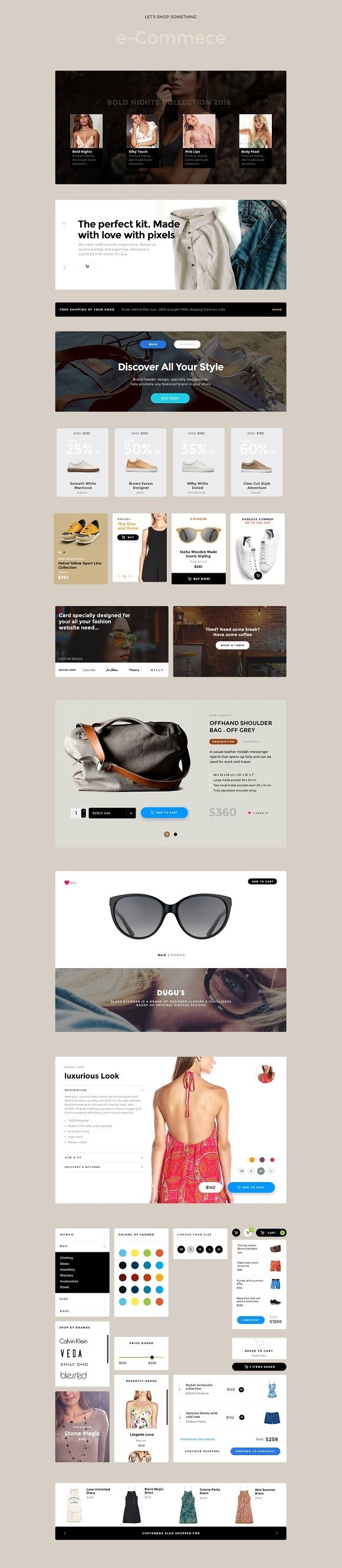 一套炫酷多样式的 Web UI 模板-稀土区