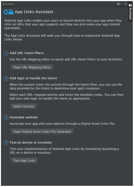 App Links Assistant