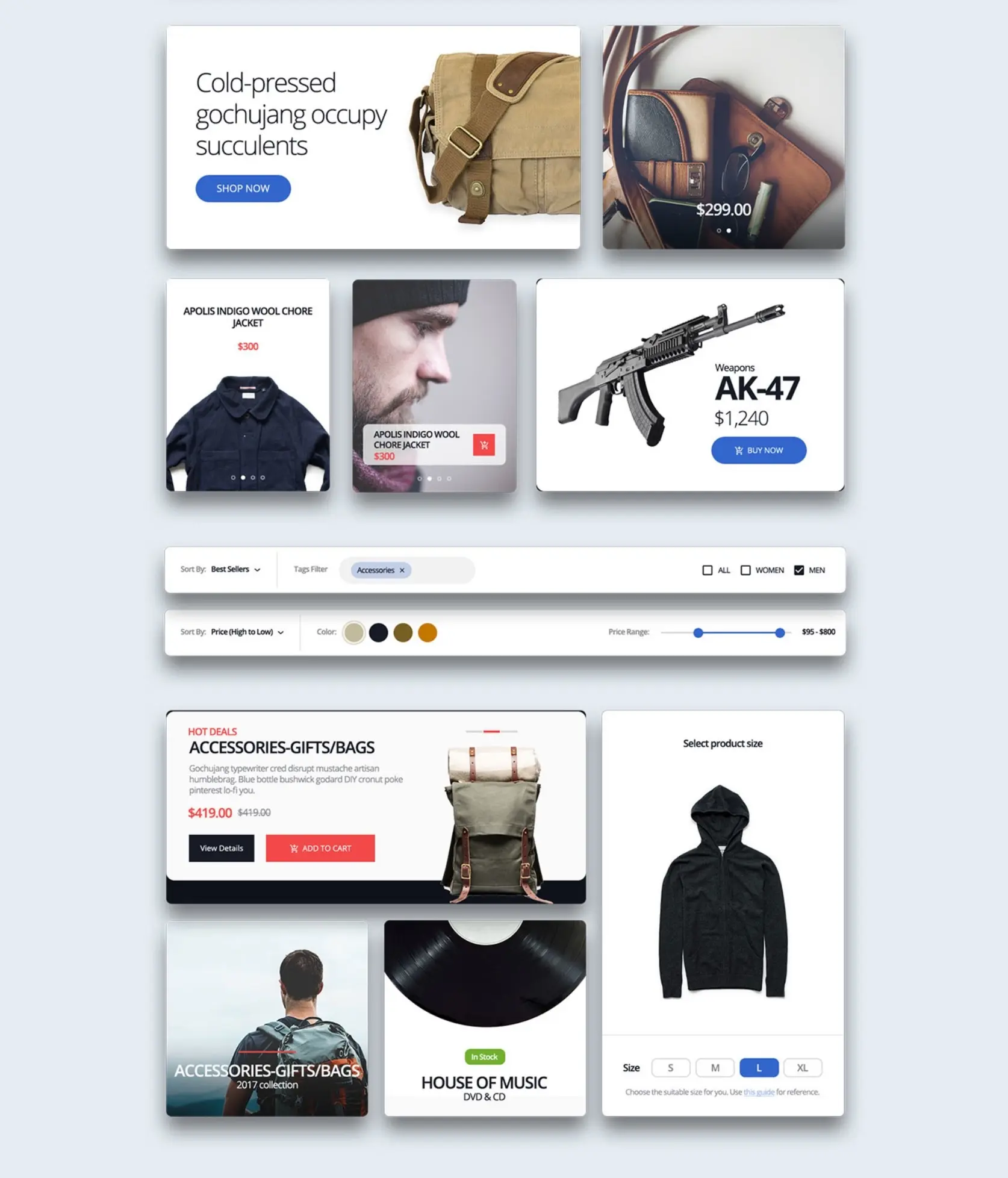 精致多类型的 Web UI 组件下载-稀土区