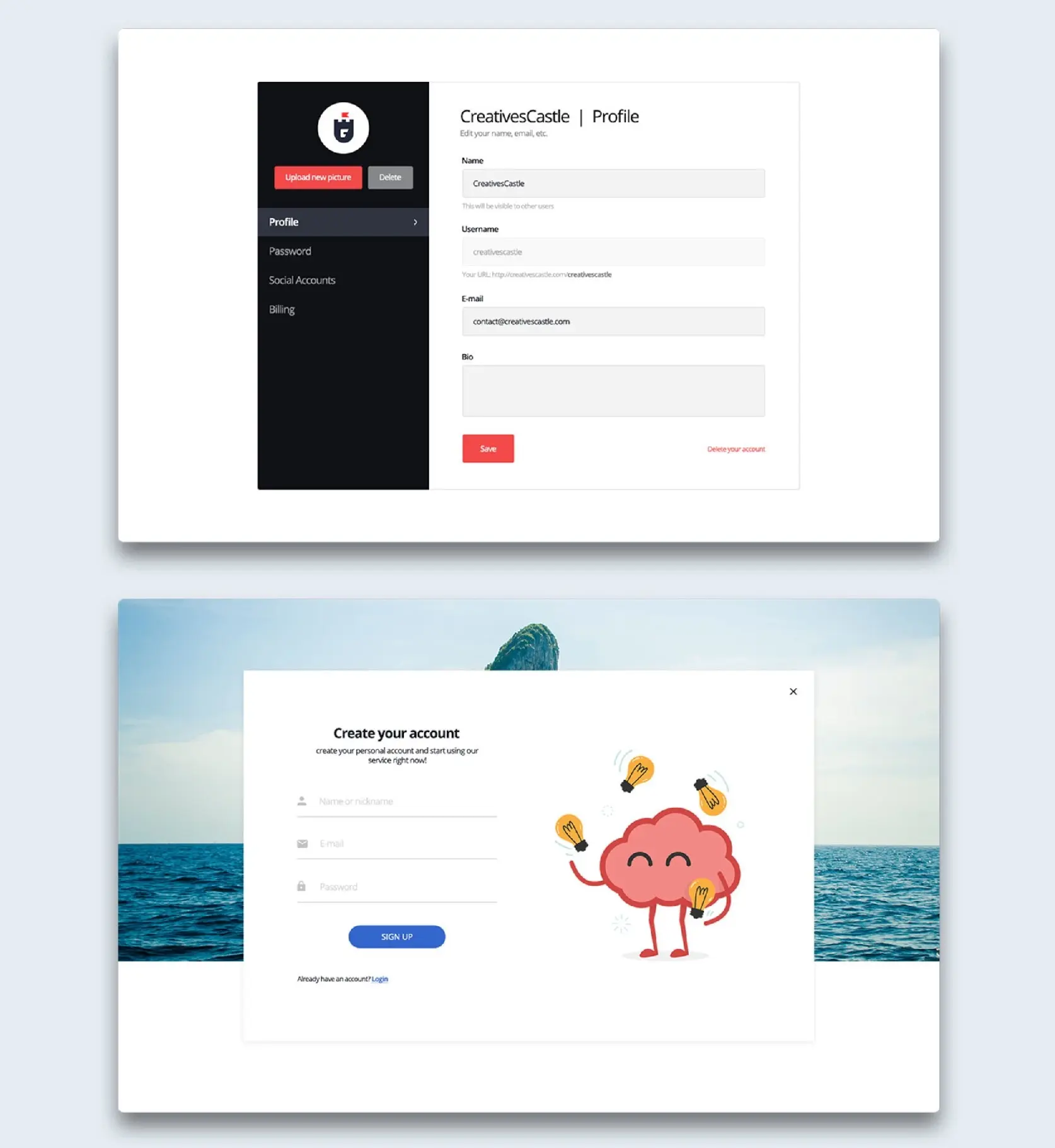 精致多类型的 Web UI 组件下载-稀土区