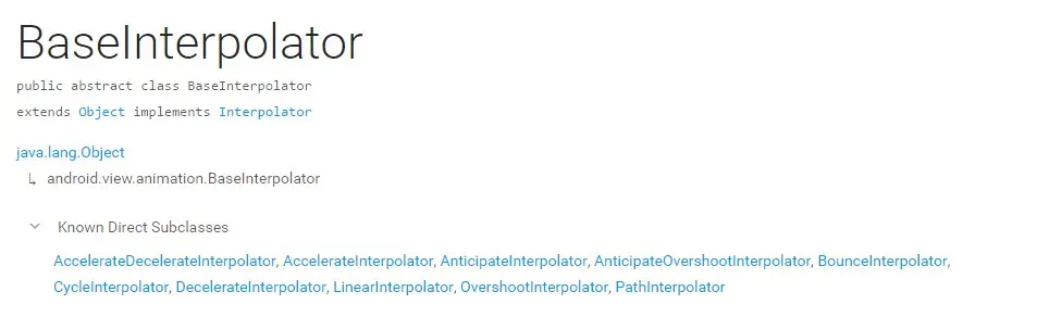 Interpolator