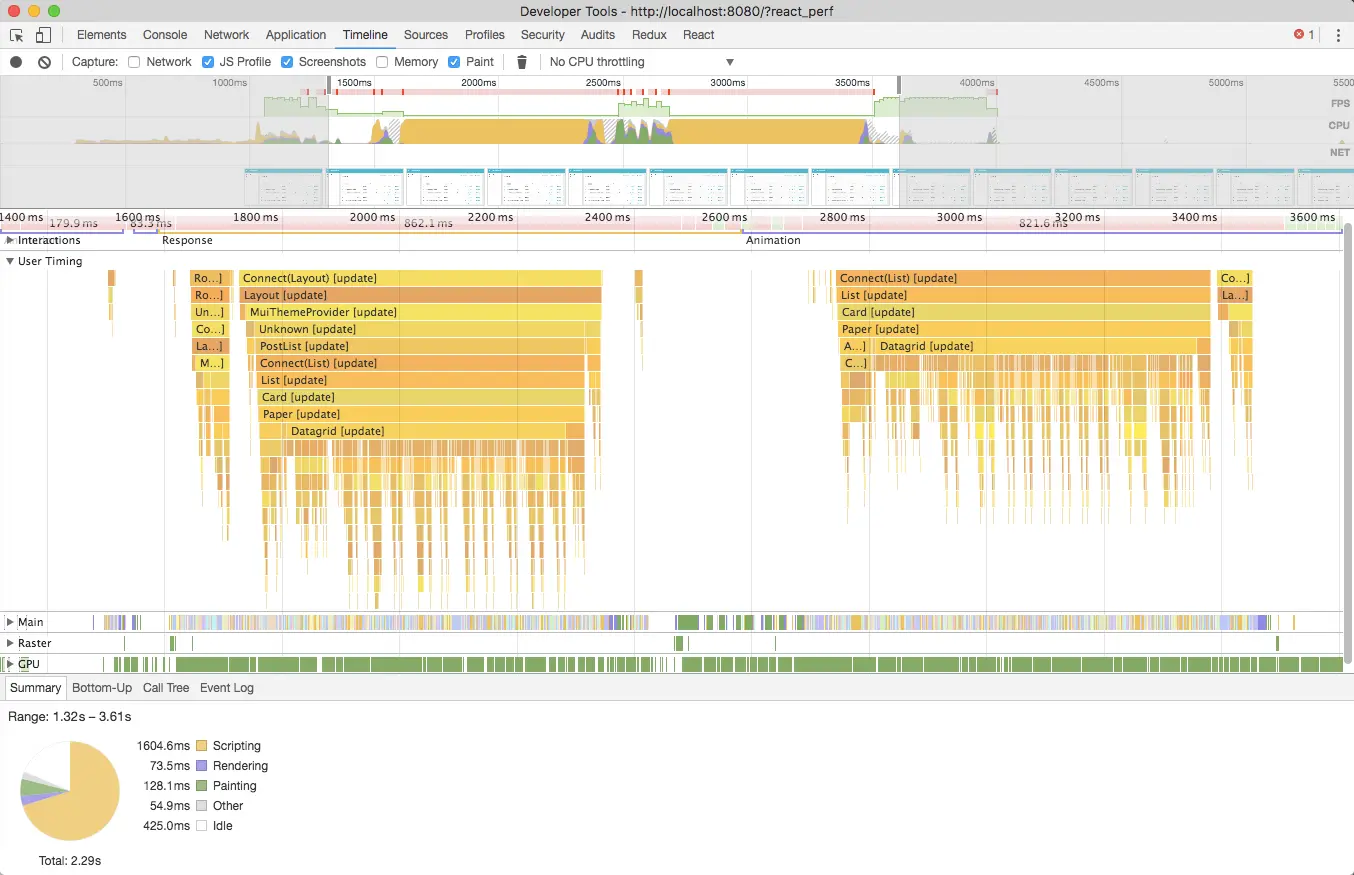 Initial flamegraph