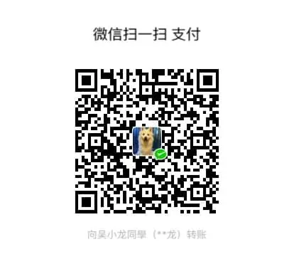 吴小龙同學 WeChat Pay