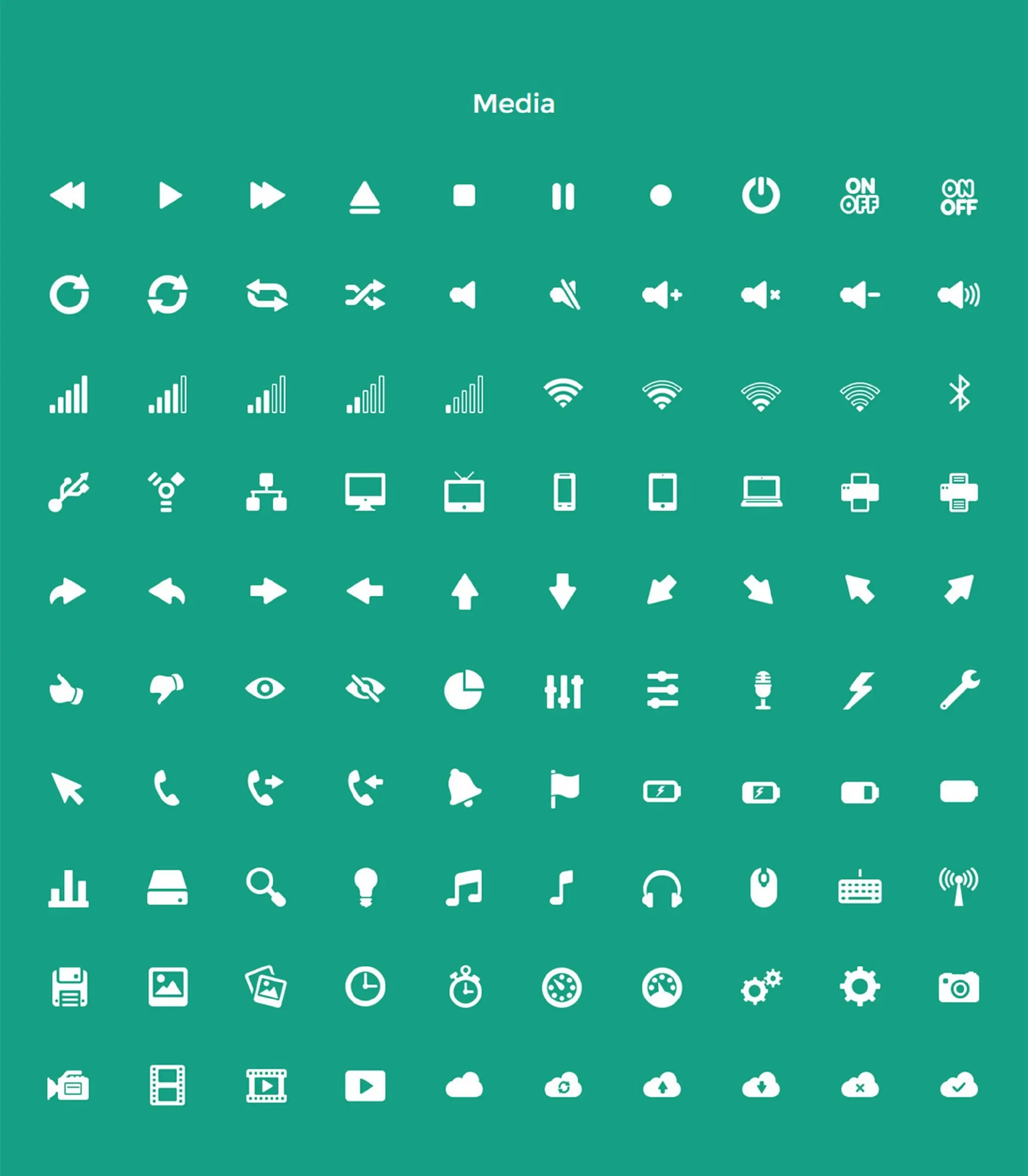 2000 枚简洁多种类的 icon 图标下载-稀土区