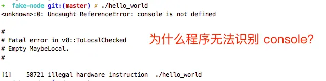 console