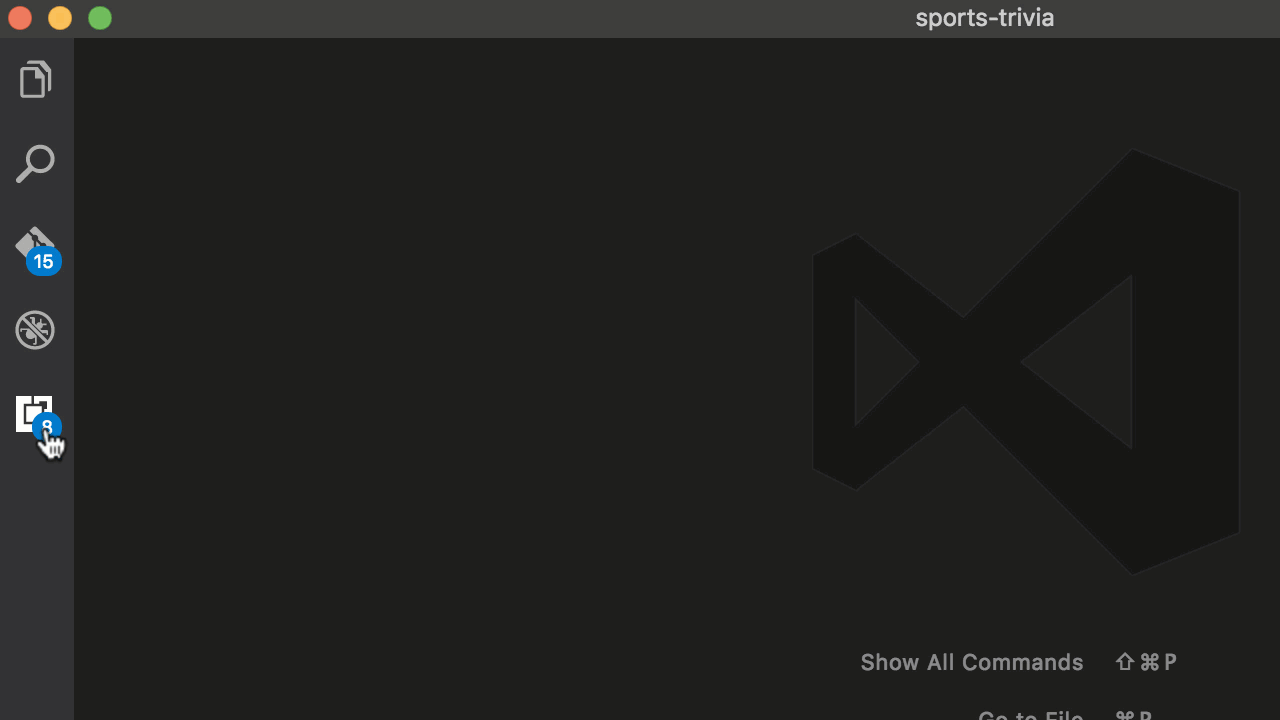 show recommended extensions