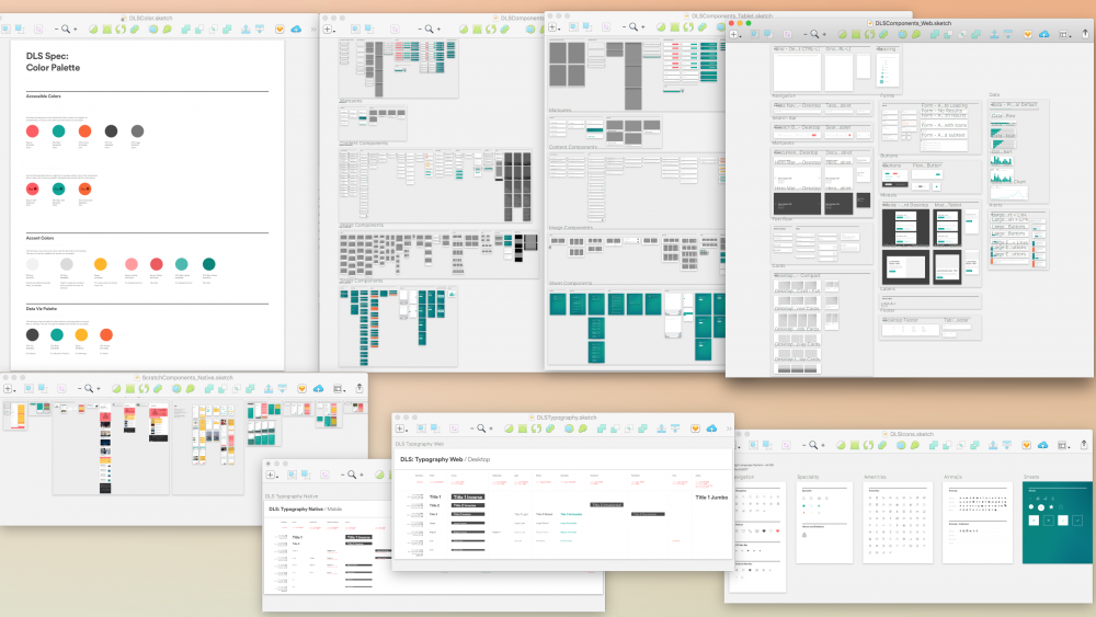 Airbnb DLS Sketch Templates