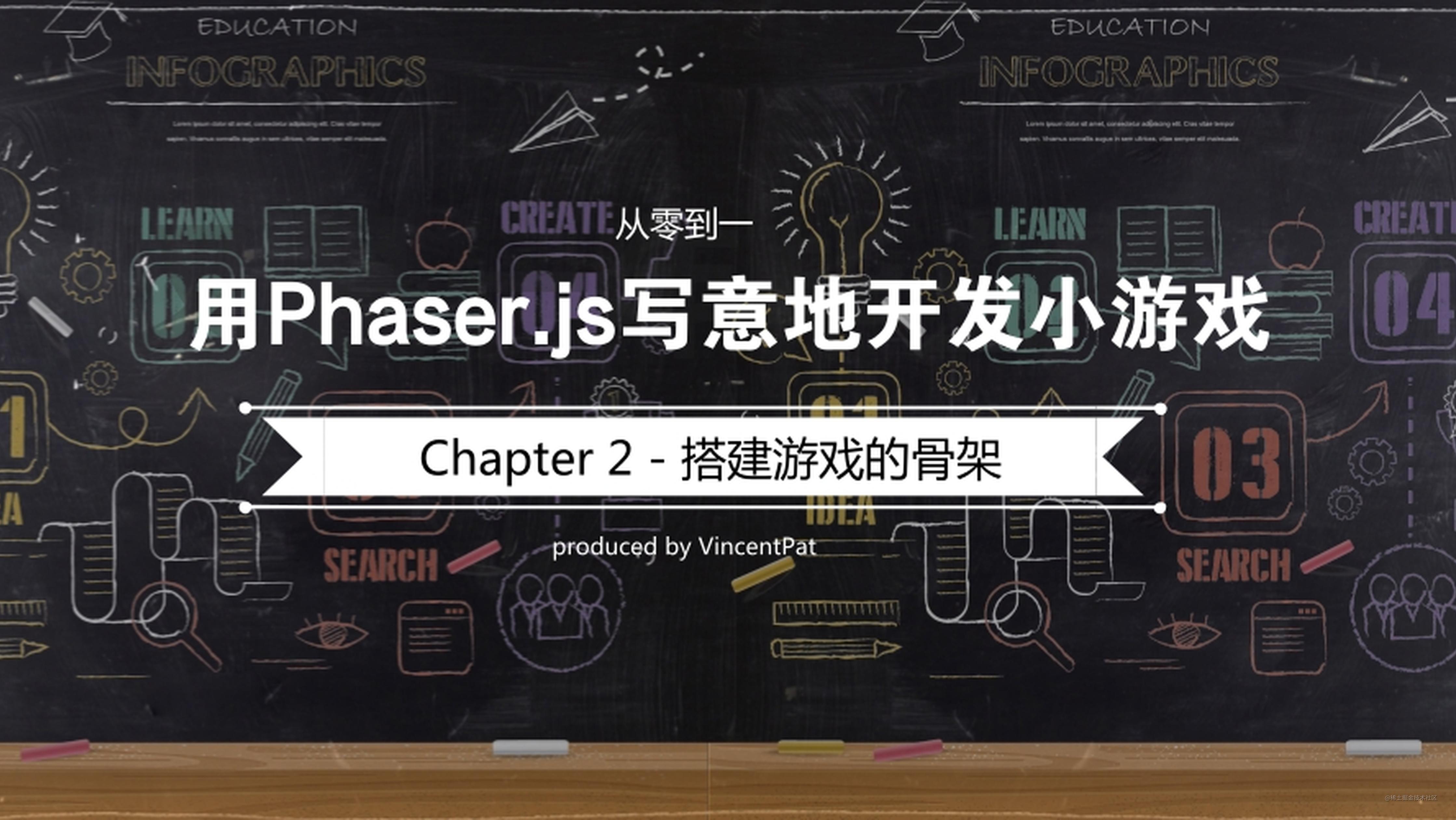 从零到一：用 Phaser.js 写意地开发小游戏（Chapter 2 - 搭建游戏的骨架）