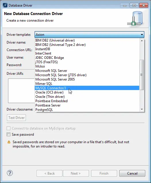 MyEclipse数据库工具