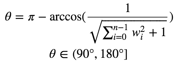 超折面的角度-高维空间
