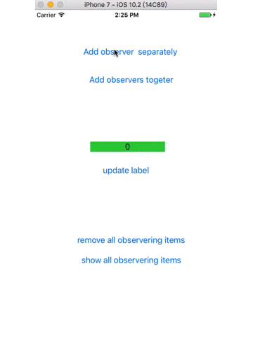 同时观察颜色和数字的变化