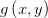 g\left( x,y \right)