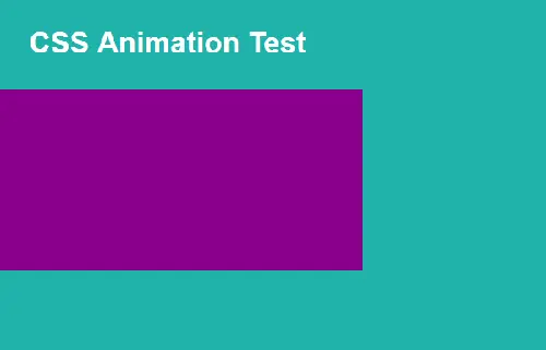 Demo page with rectangular box visible.