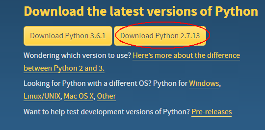 下载Python2