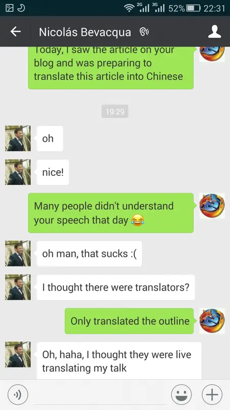 Nicolás Bevacqua & justjavac