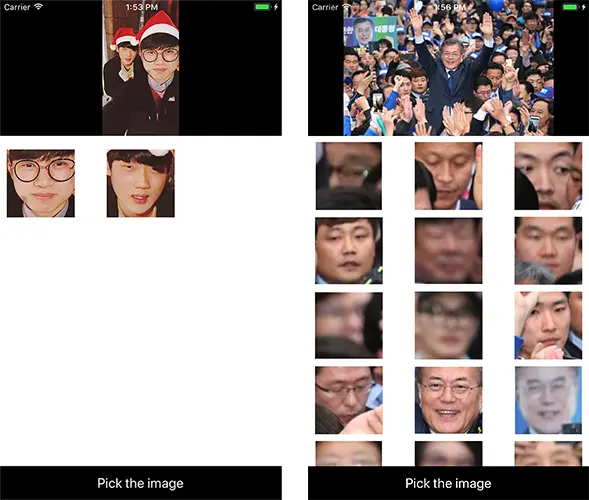 Example app screenshot