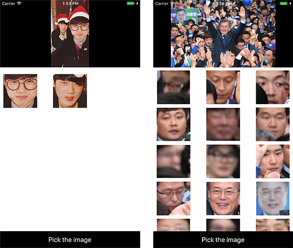 Example app screenshot