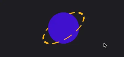 animateTransform星球轨迹动画