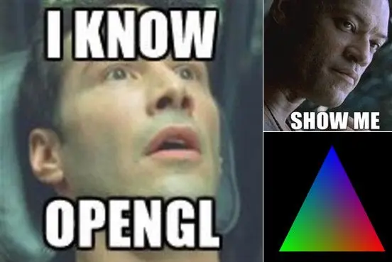 I know Open GL - I can do gradients