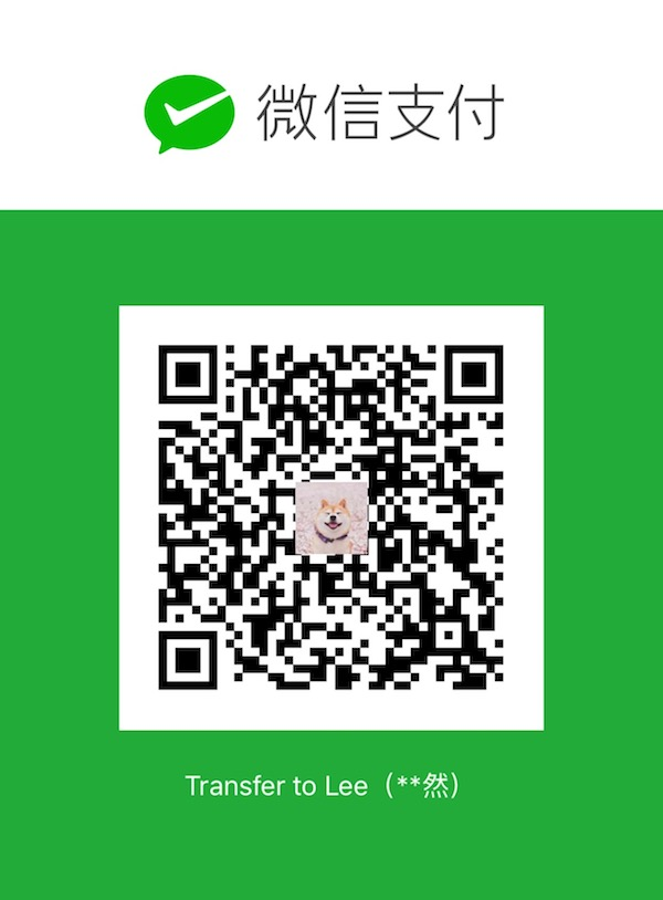 Lee WeChat Pay