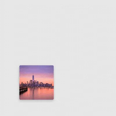 Material的变化同样沿弧线变化。