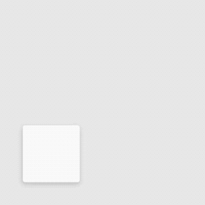 受重力影响，material对象沿弧线运动。