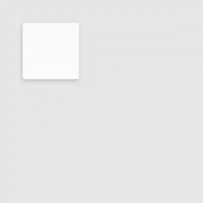 对象向斜下方移动忽略了重力对其的影响，显得非常不自然。