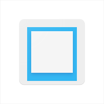 投影：Material对象抬高后周围形成的一个柔和投影。