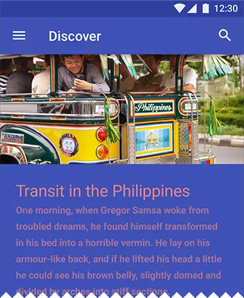 避免在有色背景上放置大量的有色文本