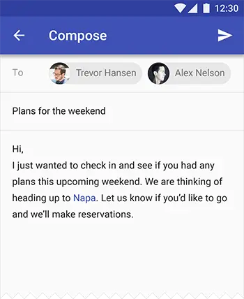 使用你的主色作为突显链接的颜色