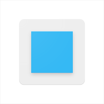 Material 前景：上面抬起的material对象，它会在material背景上投射阴影