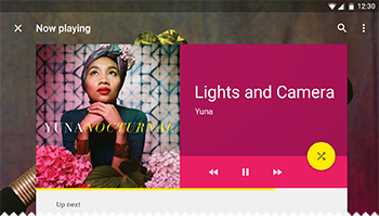 模糊的效果能够让背景图片与前景结合得更加融洽