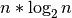 n * \log_2{n}