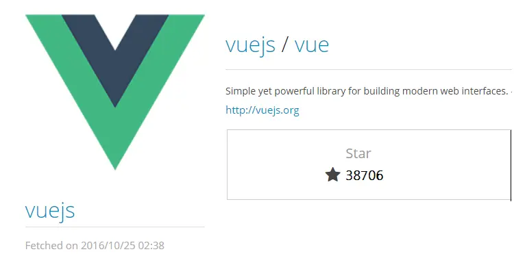 Vuejs stars