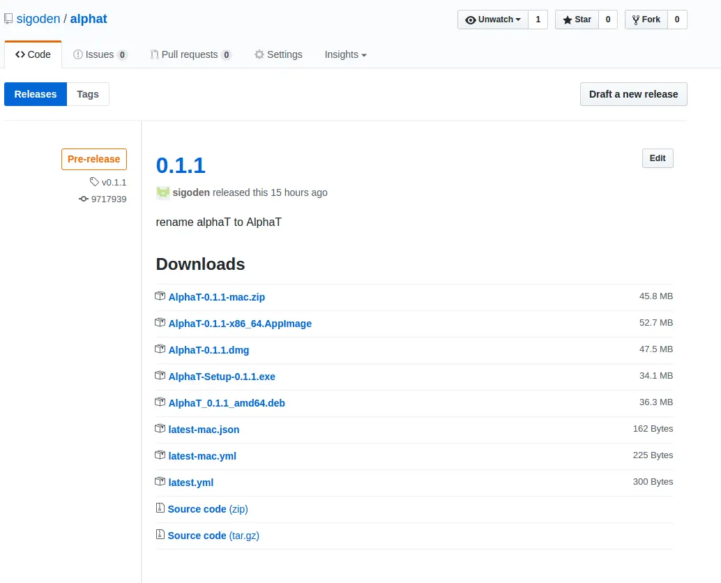 alphat release