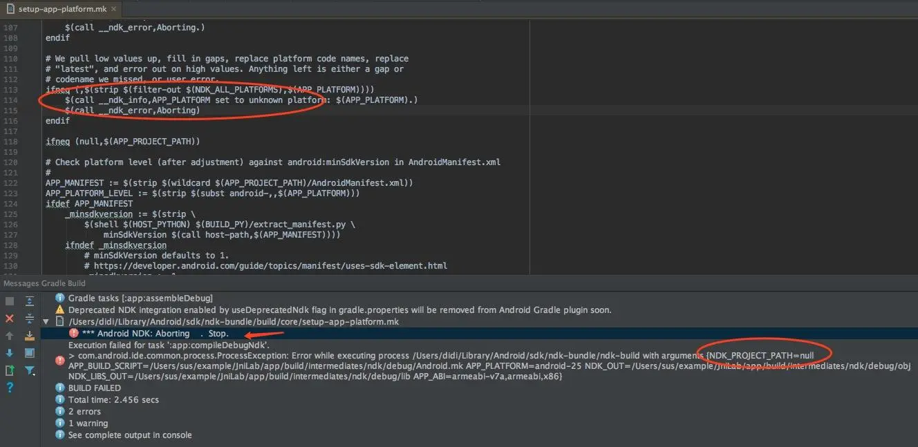 Messages Gradle Build