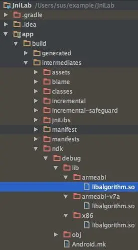 build中生成对应so文件