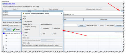 图4 监控指标参数设置