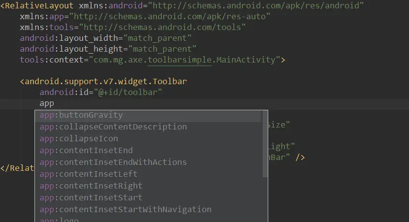 在xml文件里修改
