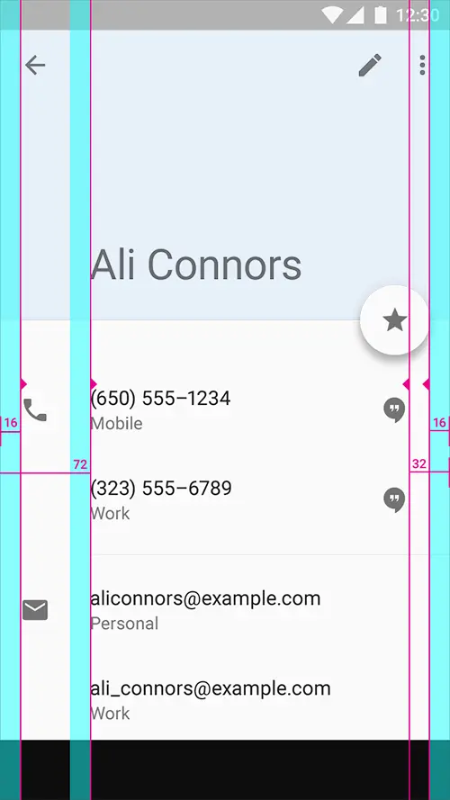 参考线和外边距