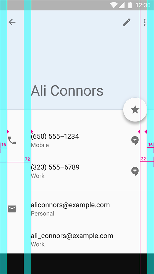 参考线和外边距