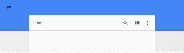 响应式工具栏和卡片工具栏